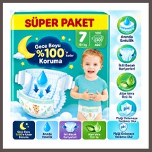 Bezos Aktif Bebek Süper Paket Bebek Bezi 7 Beden 30 Adet ECO123