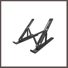 Bezos 7 Kademeli Ayarlı Katlanabilir Laptop Tablet Standı Siyah ECO123