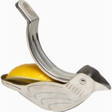 Gohar World 11,4 cm Paslanmaz Çelik Kuş Formu Limon Sıkacağı