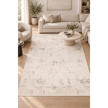 Hann Home Collection Ceyma Vizon Kahve Salon Oturma Odası Koridor Halısı Robot Süpürge Uyumlu Kolay Temizlenebilir Polyes