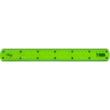 Mikro 30 cm Kırılmaz Esnek Silikon Cetvel Renkli Parça Sayısı 1 Esnek Kullanım İçin