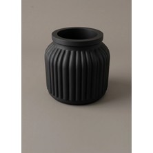 Modern Oluklu Saksı – Dekoratif Minimalist Saksı