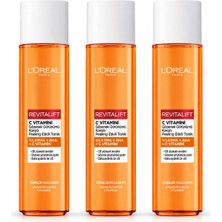 L'oréal Paris Revitalift C Vitamini Gözenek Görünümü Karşıtı Peeling Etkili Tonik 3 x 180 ml