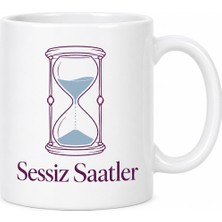 Vintessy Vıntessy Sessiz Saatler Tasarımlı Porselen Kupa - Model 563 BZS01