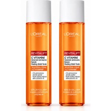 L'oréal Paris Revitalift C Vitamini Gözenek Görünümü Karşıtı Peeling Etkili Tonik 2 x 180 ml