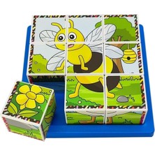 Küpss Uçan Hayvanlar 3D Puzzle - 9 Küp 6 Yapboz