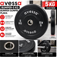 Avessa Bumper-5kg Bumper Olimpik Plaka 5 kg