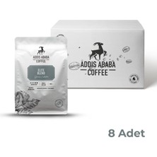 Addis Ababa Coffee - Elit Blend - Mid. Roast - Dengeli Içim - 1000 Gr. x 8 Adet ( 8kg ) - Çekirdek Kahve