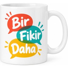 Defne Store Bir Fikir Daha Tasarımlı Porselen Kupa - Model 572 Dfnbez