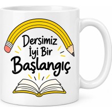 Soi Home Dersimiz Iyi Bir Başlangıç Tasarımlı Porselen Kupa - Model 579 Soı
