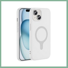 Bşk Virgo Joko iPhone 15 Z Silikon Magsafe Kapak - Beyaz BSK2026