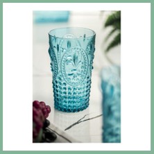 Bşk Virgo Akrilik Aquamarin Tekli Uzun Bardak & Su Meşrubat Bardağı 750 ml ( Büyük Boy & Cam Değildir ) BSK2026