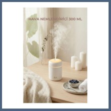 Bezos 300 ml LED Işıklı Hava Nemlendirici & Pratik Oda Kokusu Difüzörü (7 cm x 11 Cm) BZS10