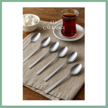 Bşk Virgo Paslanmaz Çelik 6?lı Çay Kaşığı Seti BSK2026