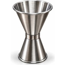 Magicool Paslanmaz Çelik Çift Taraflı Kokteyl Ölçü Kabı Jigger ALK6425