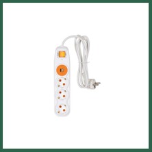 Vintessy Vıntessy Nilson 3lü 1,5mt 1-Usb 1-Type Akım Korumalı Uzatma BZS01