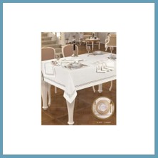 Bezos Matilda Amerikan Servisli Yemek Takımı Masa Seti 8 Kişilik 10 Parça Supla Runner Set 160 × 260 cm MBT06