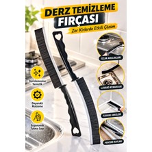Lataris 5 Adet Ince Uzun Derz Temizleme Fırçası Sert Kıllı Fayans Pencere Rayı Ocak Kenarı Temizlik Fırçası