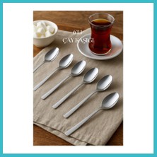 Defne Store Paslanmaz Çelik 6?lı Çay Kaşığı Seti Dfnbez
