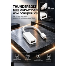 Mini Displayport To HDMI Dönüştürücü Adaptör 4K Kablo Yüksek Performans