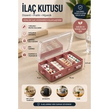 Pufwin Çok Amaçlı Çift Bölmeli Mini Ilaç Saklama Kutusu Organizer