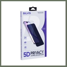 Bezos iPhone 14 Pro Max 5d Privacy Diamond Hayalet Cam Ekran Koruyucu Bezos1