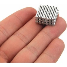 Ø3x1,5 mm Yuvarlak Neodyum Mıknatıs 20 Adet - 3D Yazıcı ve Maket Için | Mıknatıs Avm - Magneteksan