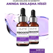 Quins Derm Solutions Rebooster Sıkılaştırıcı Kolajen Serum 2x30 ml - Anında Sıkılaşma Hissi Veren Yüz ve Boyun Serumu