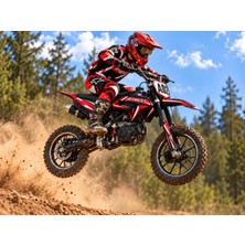 Enbest MİNİ CROSS 49 cc BENZİNLİ 6-13 YAŞ ÇOCUK CROSS (Plaka ve Ehliyet Gerekmez)