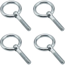 Hesaplı Hırdavat Halkalı Cıvata 6 mm 4'lü Paket Mapa Askı Cıvatası