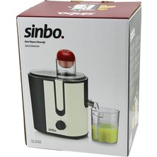 Hilera Sinbo Katı Meyve Sıkacağı - Bej Renk - Elektrikli - 450 ml Meyve Suyu Hazneli