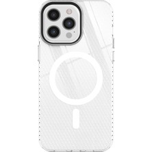 Urfakent Apple iPhone 12 Pro Max Uyumlu Kılıf Beta Magneticsafe Silikon - Şeffaf