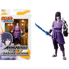 16 cm Sasuke Rinnegan / Mangekyo Sharingan Poz Verilebilir Figür - Anime Heroes Naruto Serisi