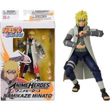 16 cm Minato Namikaze Poz Verilebilir Figür - Anime Heroes Naruto Serisi