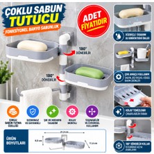Eseno Select Çoklu Sabun Tutucu Fonksiyonel Banyo Sabunluk (Adet Fiyatıdır)