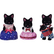 Sylvanian Families Kara Kedi Ailesi