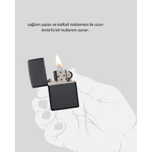 Hace Bazaar Metal Gövdeli Tasarım Çakmak Mat Yüzeyli ve Ergonomik Tutma Özellikli