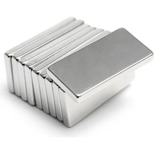Magneteksan 20X10X2 mm N35 Blok Neodyum Mıknatıs 2 Adet - Atölye ve Fikstür Için | Mıknatıs Avm