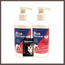 Bezos Rus Merhemi Glegnid Tüykrem2 Adet x 250 ml Ceviz Sütlü & Cevizli Rus Merhemi + Yanında Jel ECO123