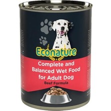 Econature Sığır Etli Yetişkin Köpek Konservesi 400 gr