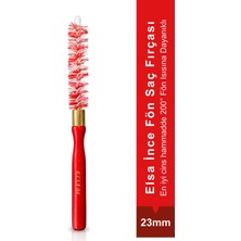 Elsa Professional 4 Kırmızı Ince Saç Fırçası
