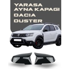 OtoÇizgi Dacia Duster 2 2018 Sonrası Batman Yarasa Ayna Kapağı Piano Black