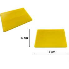 Hace Bazaar Mini Ragle Folyo Cam Filmi Çekme Aparatı 4X7CM Sarı