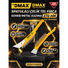 Dmax Kazıma Spatulalı Tel Fırça 270 mm