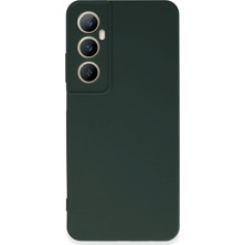 Uryport Realme C65 Kılıf First Silikon - Koyu Yeşil