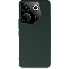 Uryport Tecno Camon 20 Pro 5g Kılıf First Silikon - Koyu Yeşil