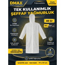 Dmax Tek Kullanımlık Şeffaf Yağmurluk