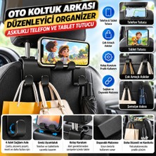 Akıllı Bayi Oto Koltuk Arkası Düzenleyici Organizer Askılıklı Telefon,tablet Tutucu
