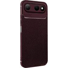 Uryport Tecno Spark 50 5g Auto Focus Karbon Kapak - Bordo
