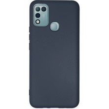 Uryport Infinix Hot 10 Play Kılıf Nano Içi Kadife Silikon - Lacivert